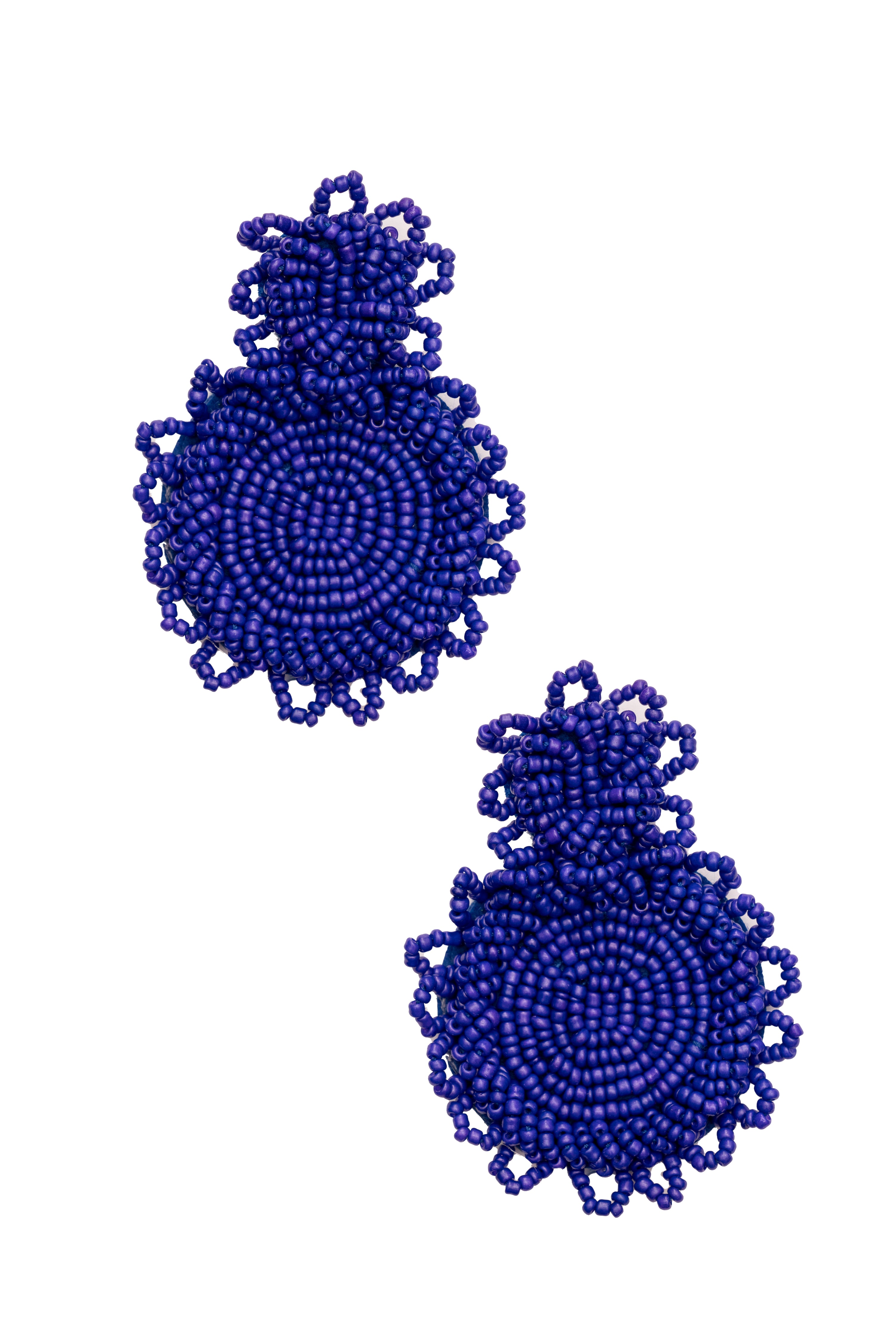 SASHA EARRINGS in Indigo