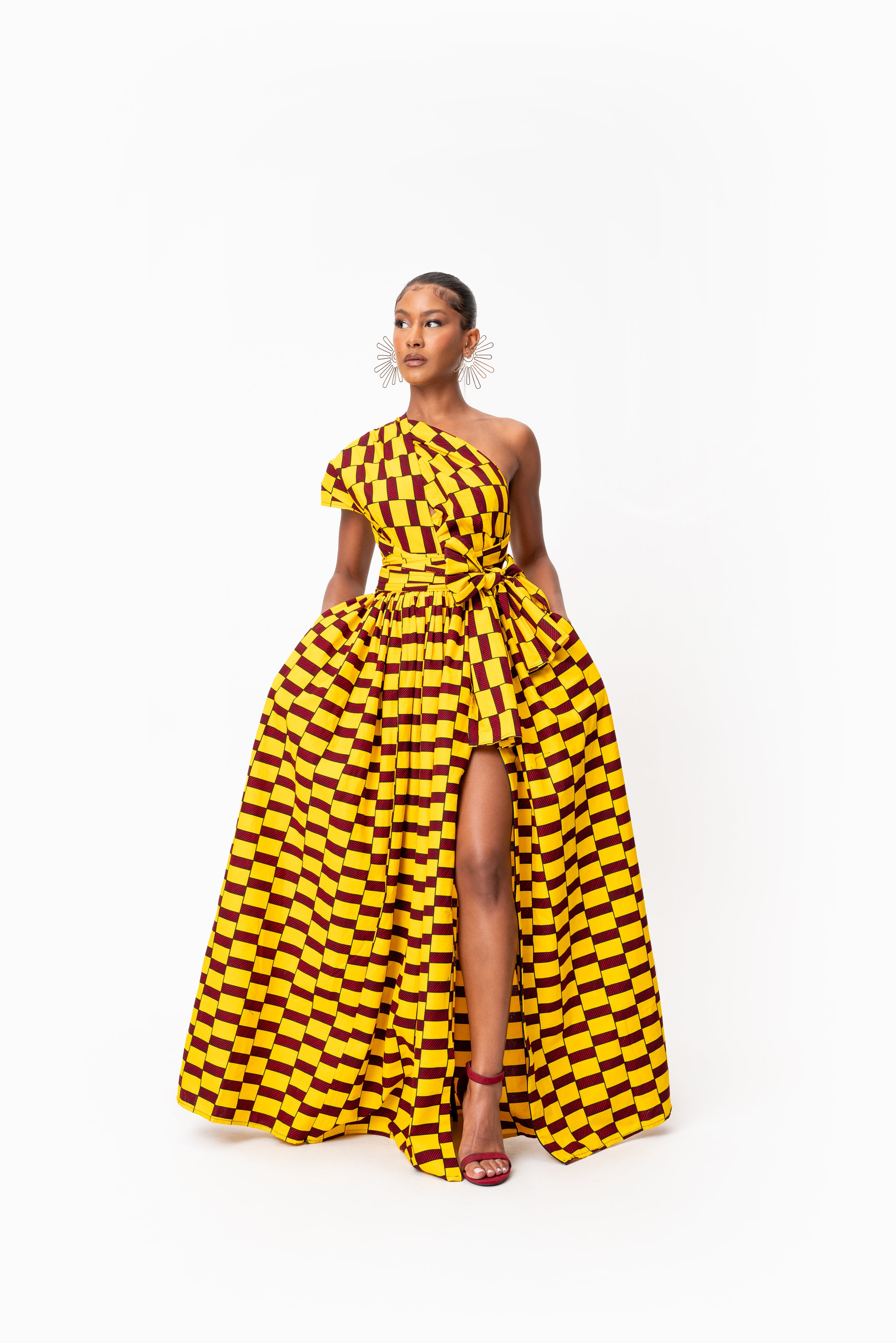 TOYO African print Maxi Infinity dress