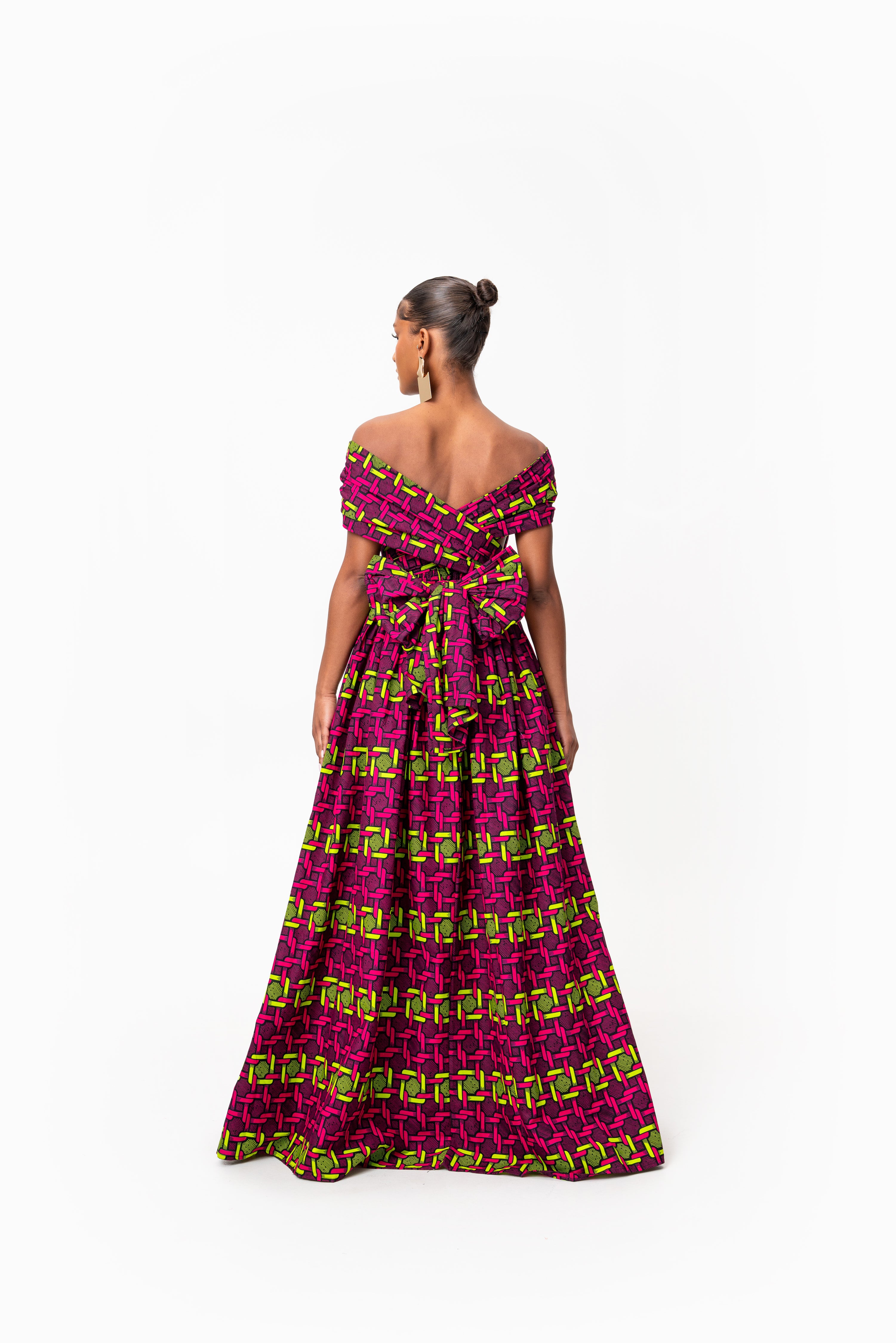 WUNMI African print Maxi Infinity dress