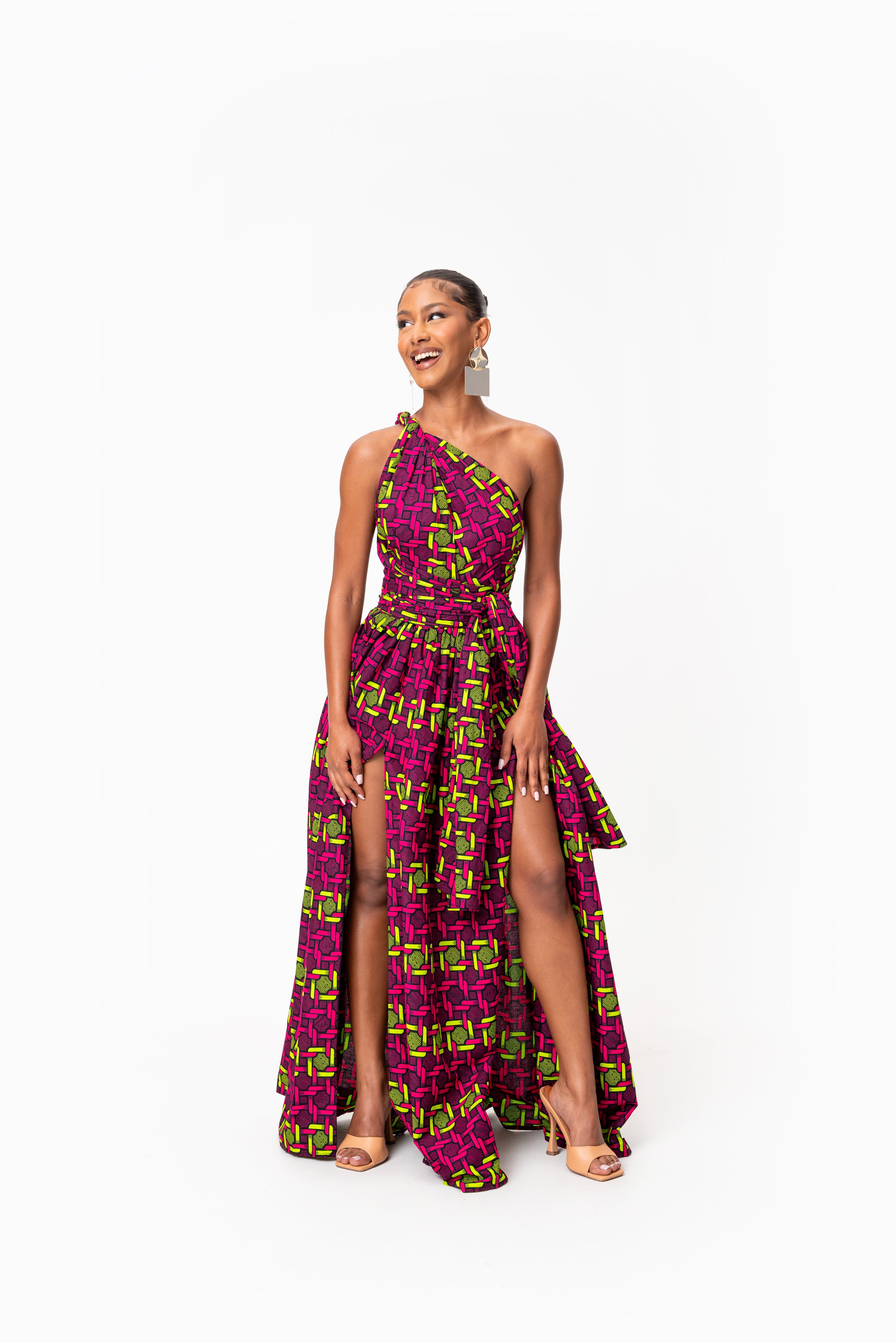 WUNMI African print Maxi Infinity dress