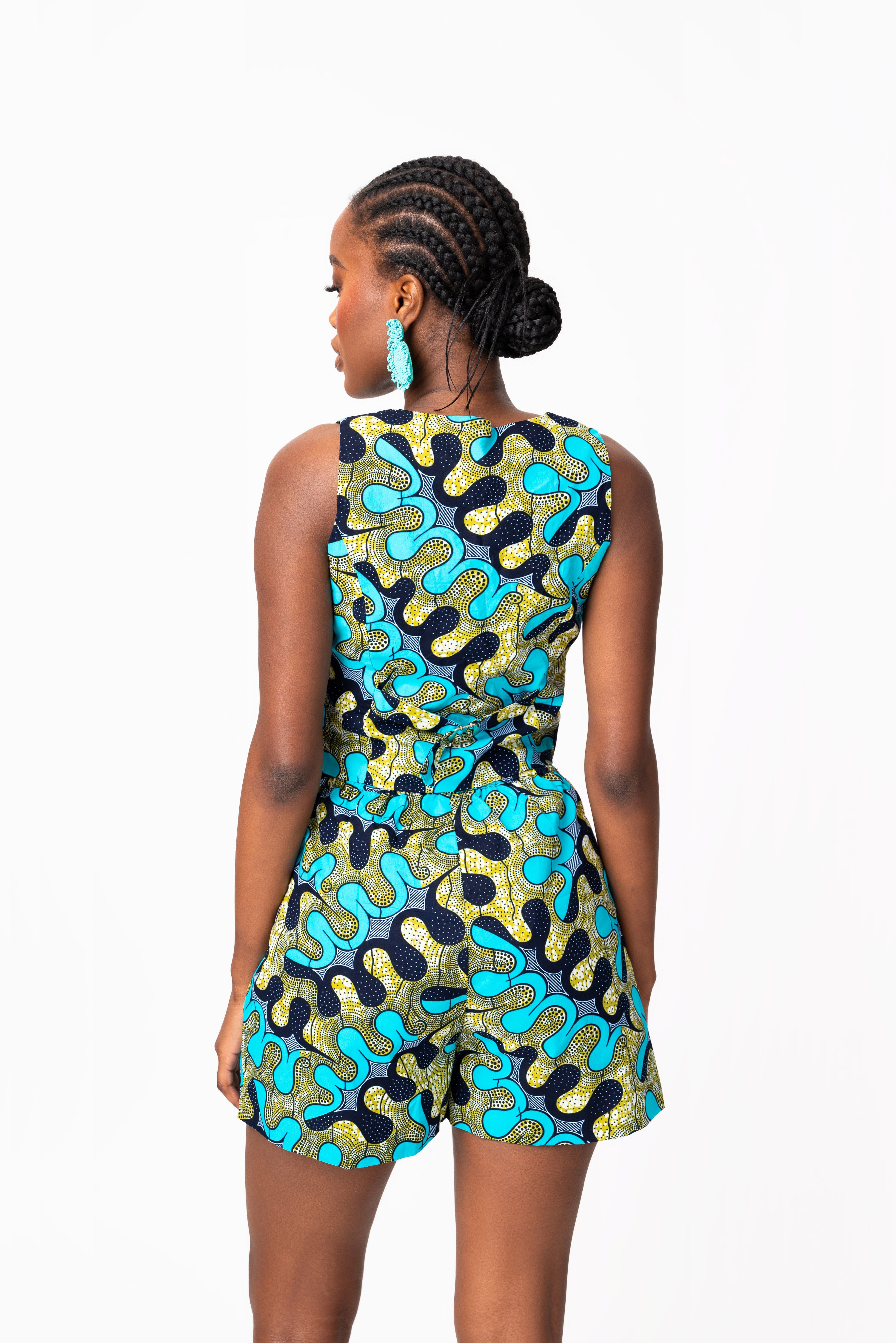 BADE African print WAISTCOAT