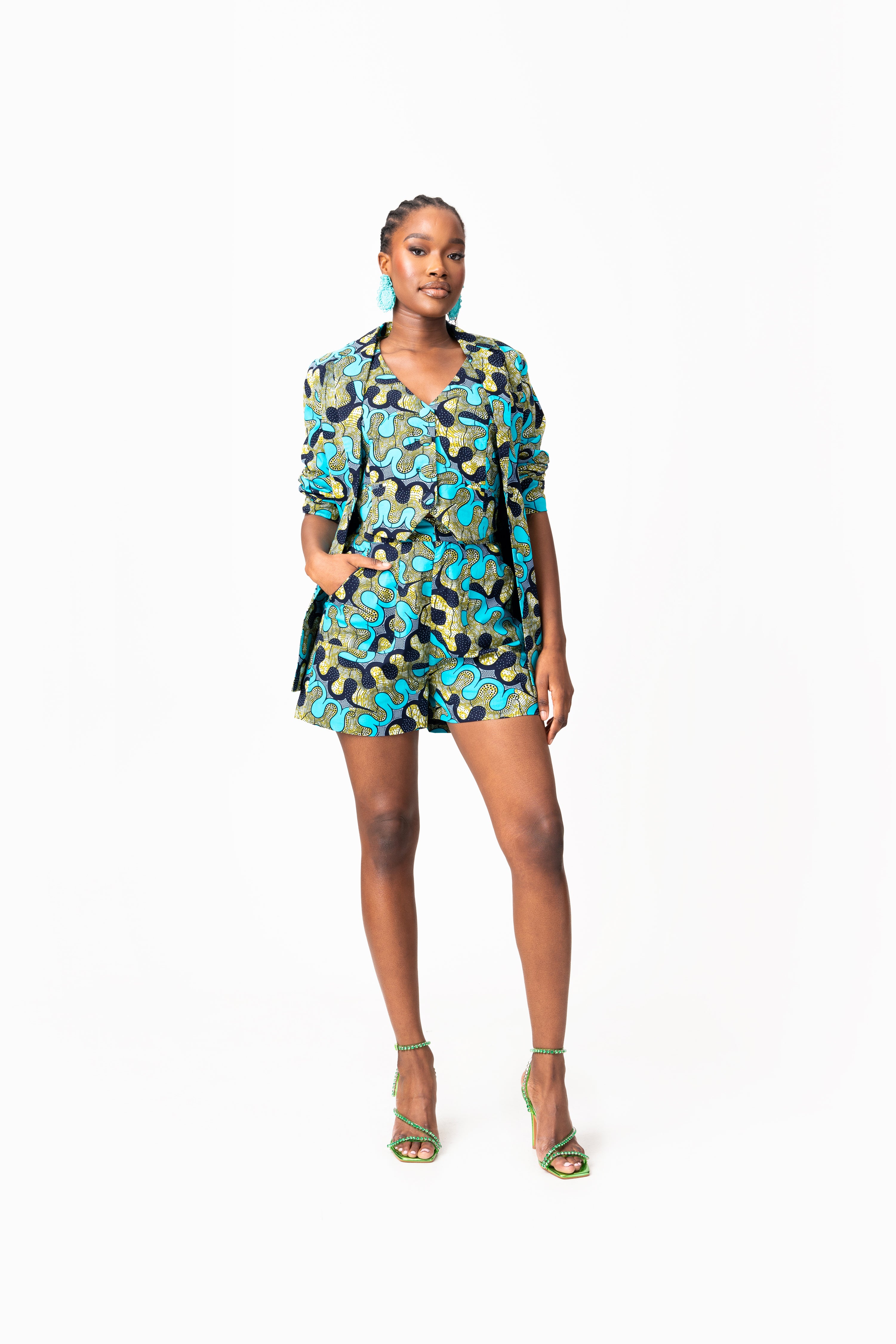 BADE African print BLAZER