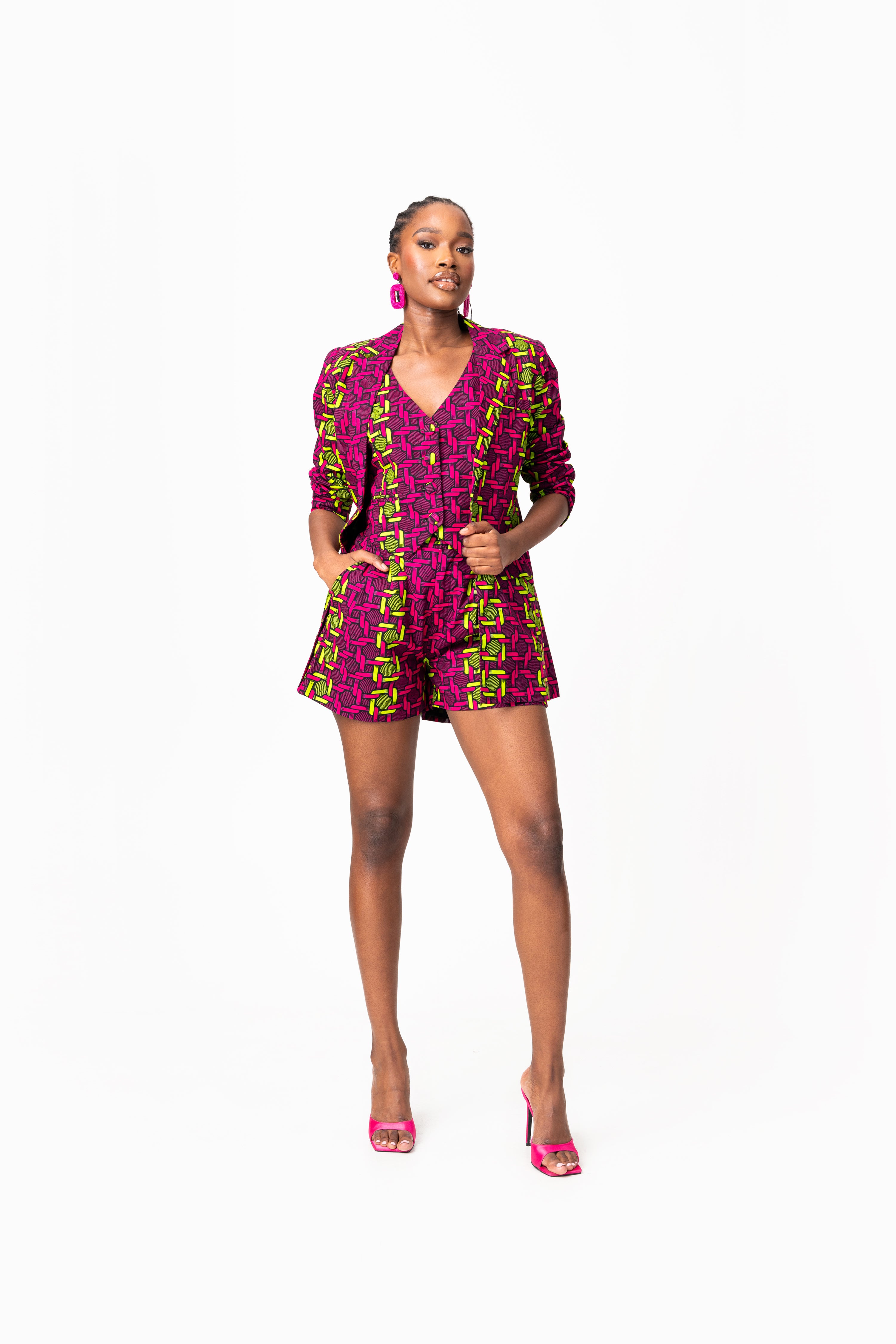 WUNMI African print BLAZER