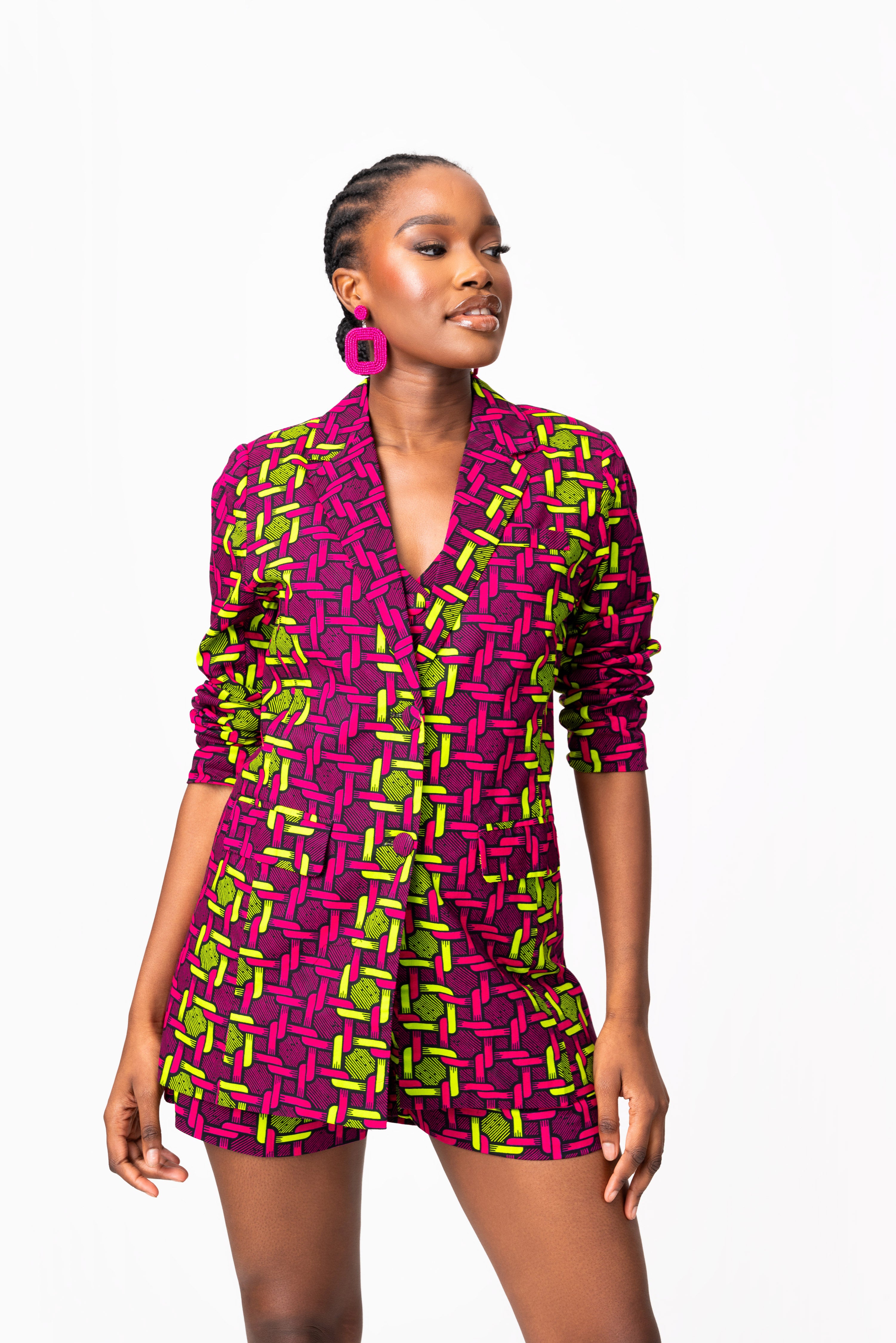 WUNMI African print BLAZER