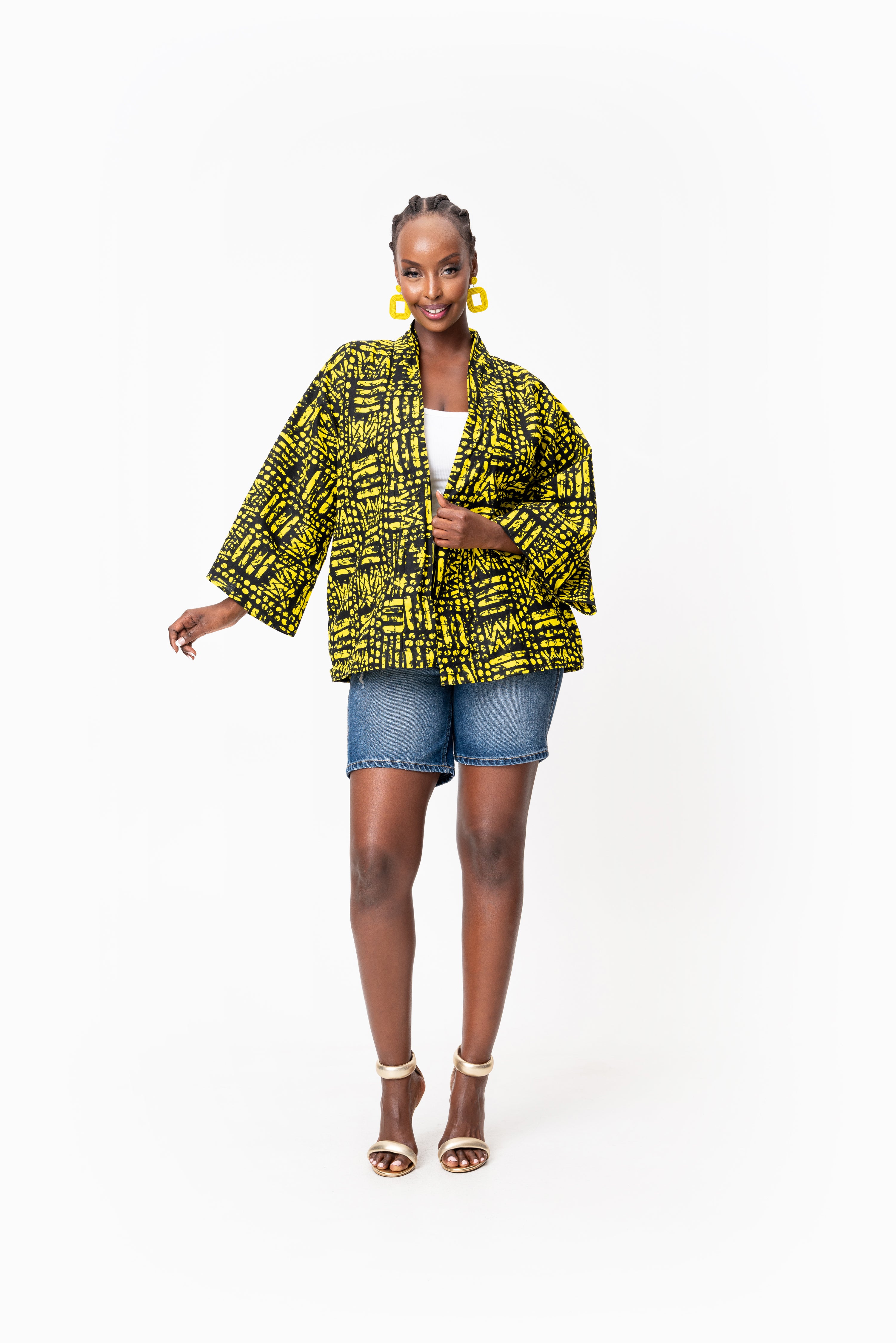 CHIMA African Print convertible Kimono