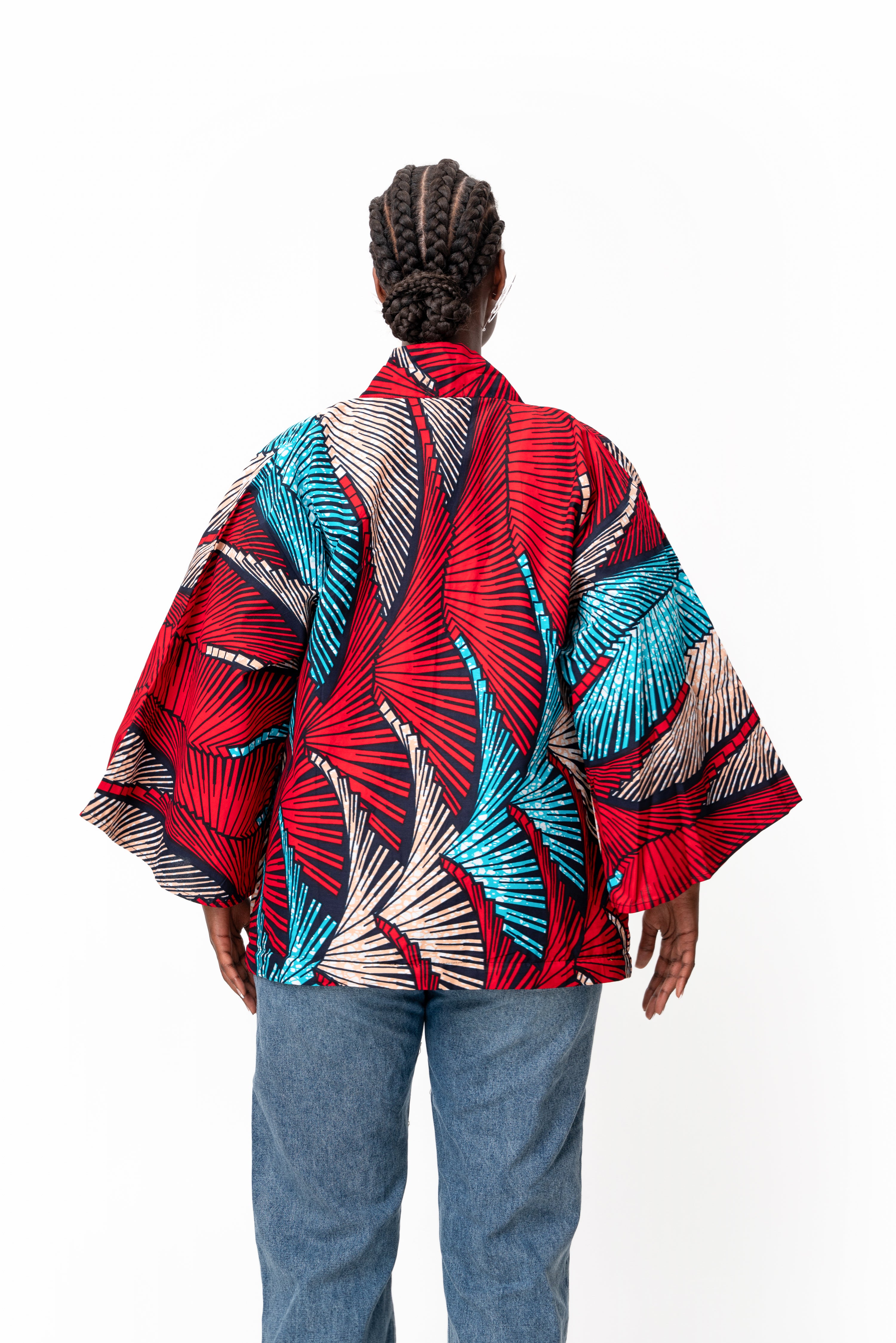 ONA African Print convertible Kimono