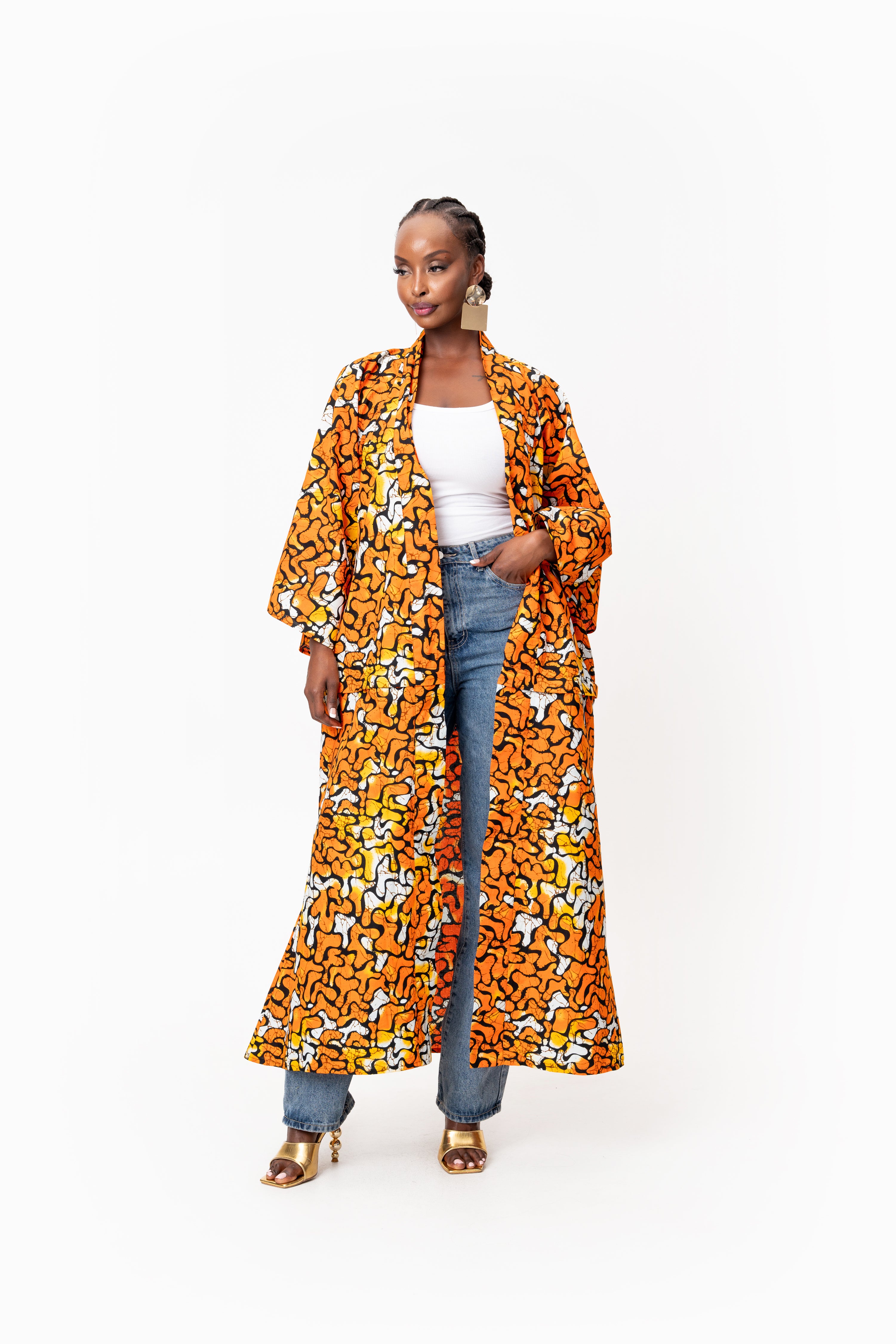 OTTI African Print convertible Kimono