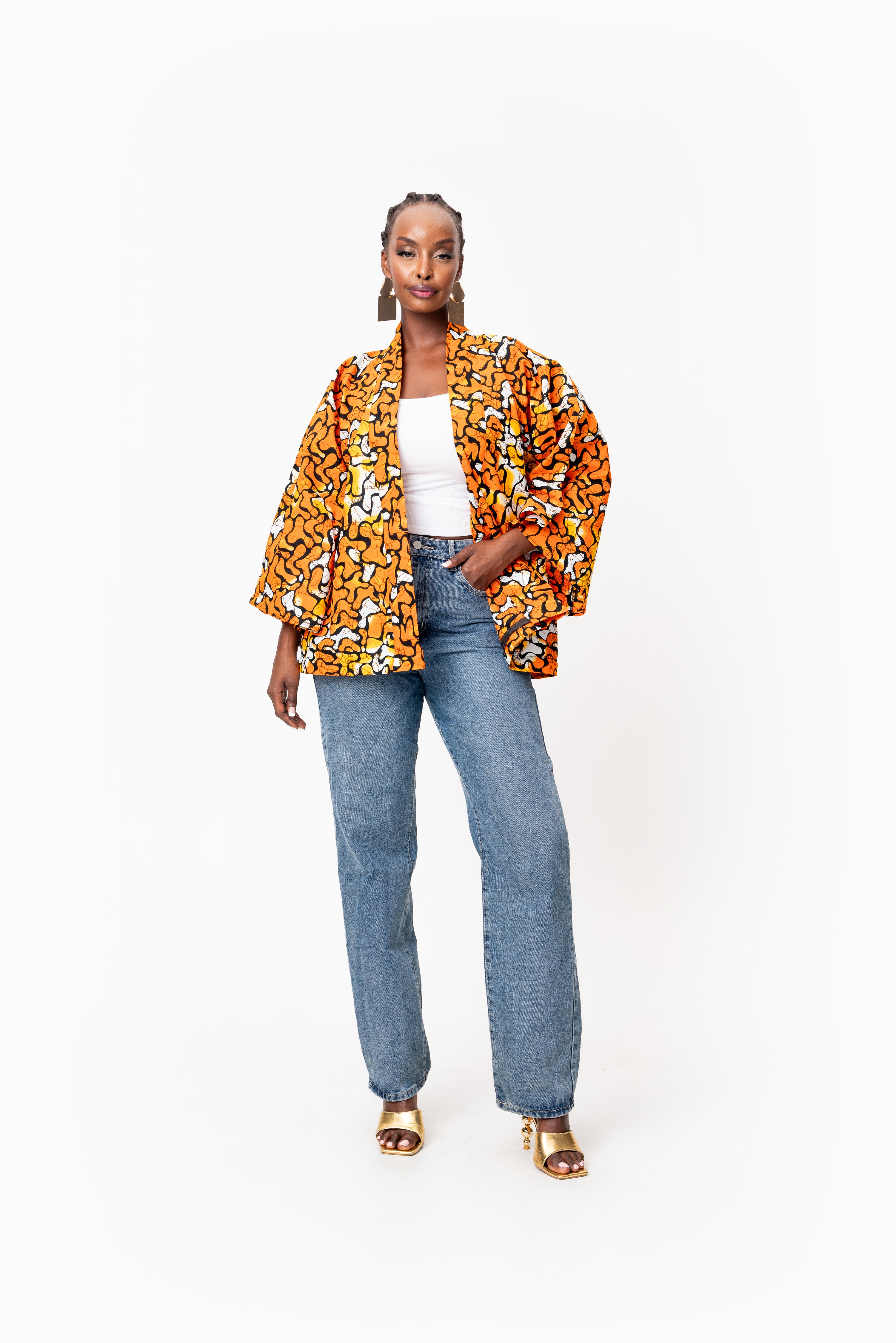 OTTI African Print convertible Kimono