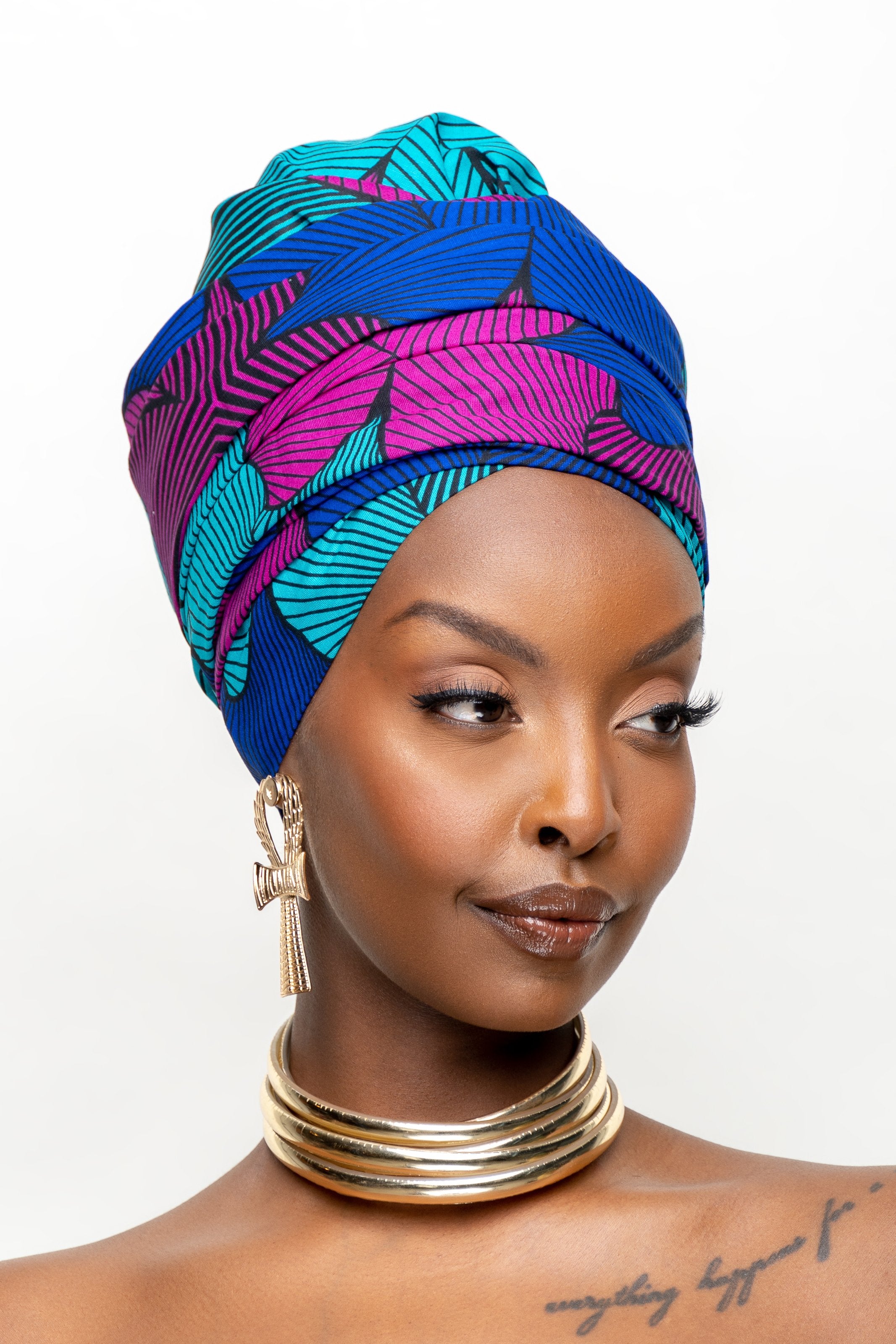 ZURI African Print Headwrap